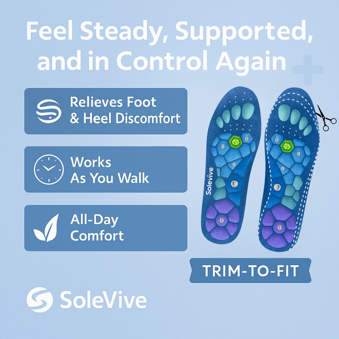 Solevive™ Magnetic Acupressure Insoles