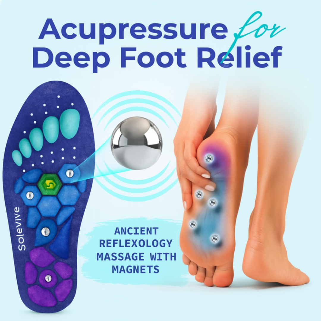 Solevive™ Magnetic Acupressure Insoles