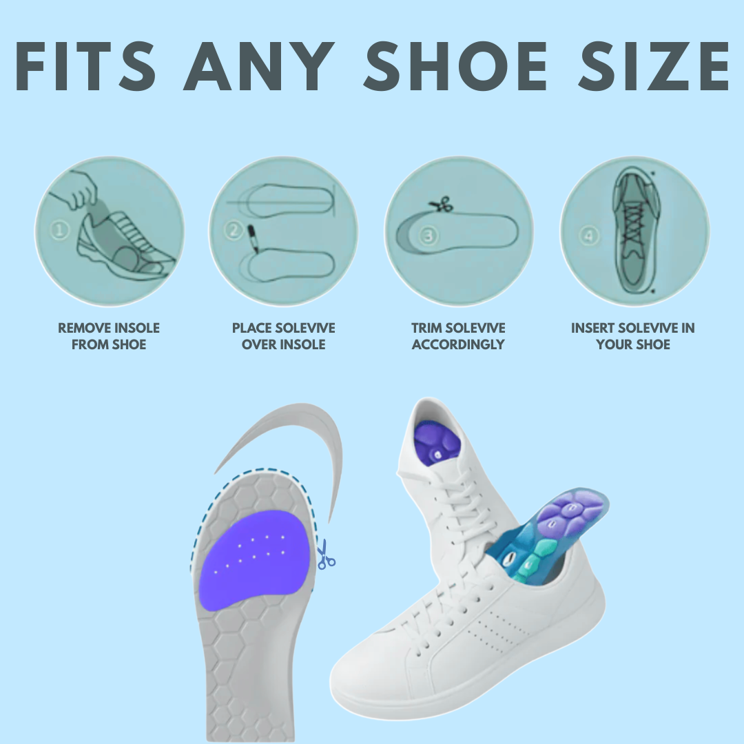 Solevive™ Magnetic Acupressure Insoles
