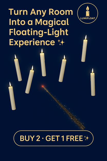 LumiFloat™ Hovering Flameless Candle Set
