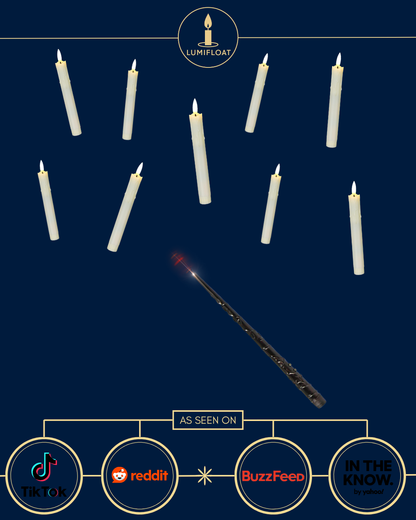 LumiFloat™ Hovering Flameless Candle Set